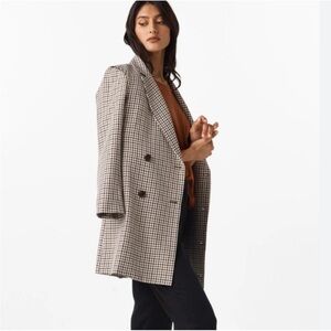 VETTA CAPSULE Convertible Plaid Blazer Dress Size M